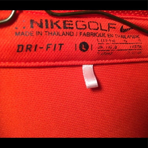 Orange Nike Golf Tee - Picture 2 of 2